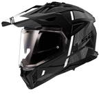 LS2 MX702 Pioneer II Hill Mat Zwart Wit Adventure Helm, XXL, Nieuw met kaartje, Overige merken, Heren