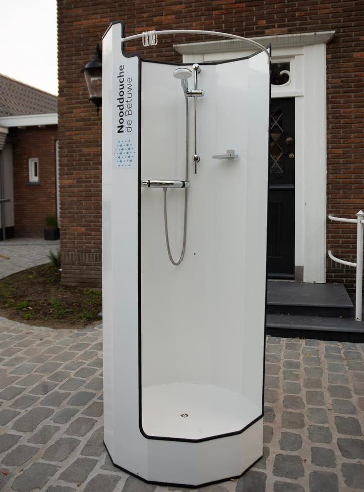 Nooddouche / douchecabine te huur, Doe-het-zelf en Verbouw, Overige Doe-het-zelf en Verbouw, Zo goed als nieuw