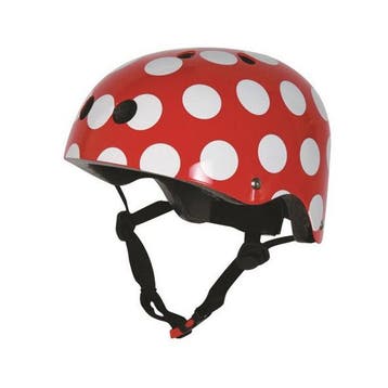 KiddiMoto Helm Red Dotty M (Kinderen, Kinderhelmen), Ophalen of Verzenden, Nieuw, Overige merken
