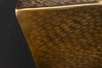 Handgemaakte wandplank PYRAMID 40cm goud antiek metaal, Ophalen of Verzenden, Nieuw