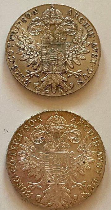 Oostenrijk. Maria-Theresia. Thaler (taler) 2x 1780 /