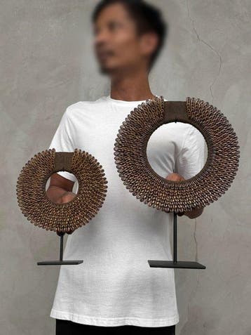 Decoratief ornament - NO RESERVE PRICE - Pair of caramel, Antiek en Kunst