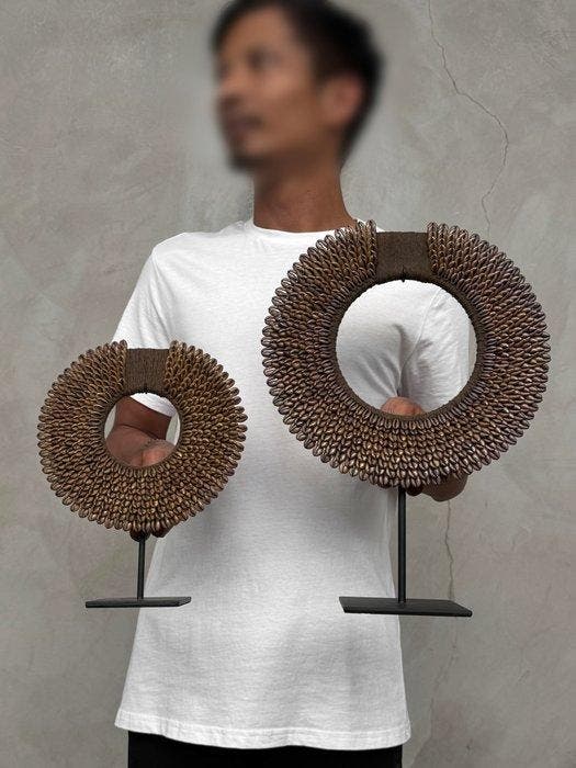 Decoratief ornament - NO RESERVE PRICE - Pair of caramel, Antiek en Kunst, Kunst | Designobjecten
