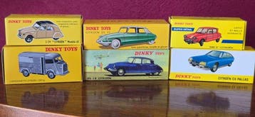 1:43 - Modelauto (6) - Dinky Toys Atlas Citroën : DS 19, Ami, Nieuw