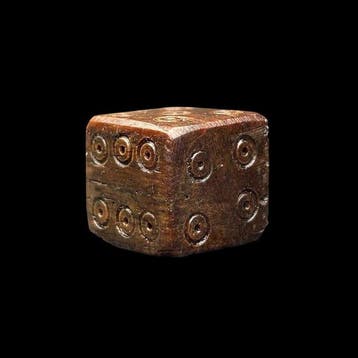 Oud-Romeins, Keizerrijk been / bot dobbelsteen - Ancient