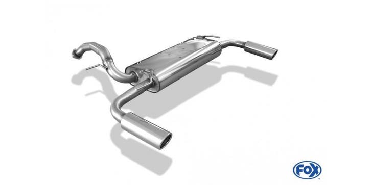 FOX Mazda 5 - CR1 achterdemper cross exit rechts/links - 1x9, Auto-onderdelen, Uitlaatsystemen, Nieuw, Verzenden