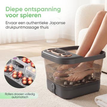 Heevey Premium Voetenbad - Massage - Inklapbaar voetbad -, Ophalen of Verzenden, Nieuw