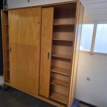 MOOIE grote  originele LUNDIA SCHUIFDEURKAST 205x40x210 cm, Ophalen of Verzenden, Nieuw
