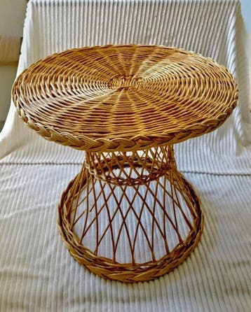 Bijzettafel - Rattan - Rattan Diabolo salontafel -