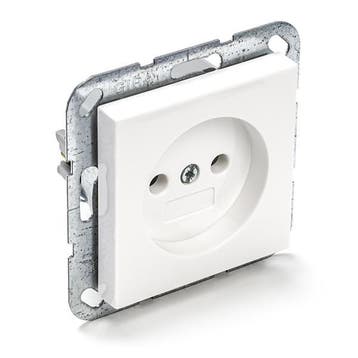 Stopcontact | Gira | S55 (Inbouw, Wit), Verzenden, Nieuw