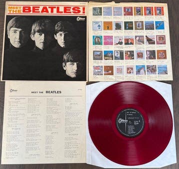 Beatles - Meet The Beatles (Japan) - COMPLETE - Red, Cd's en Dvd's, Vinyl Singles, Nieuw in verpakking