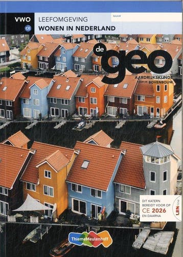 9789006860795 De Geo vwo ce leefomgeving wonen in Nederland, Verzenden, Zo goed als nieuw