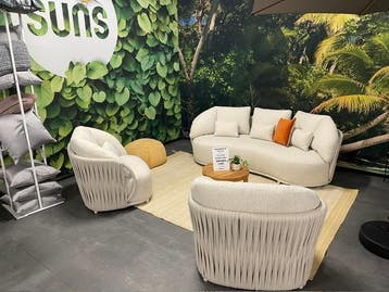 Suns Vivaro lounge sofa  Camel sand  DEMO MODEL, Ophalen, Loungeset, Bank, Nieuw