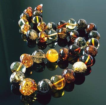 Amber Halsketting - Vintage Echte Barnsteen - Baltisch
