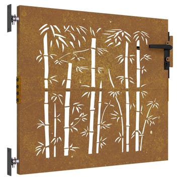 Stalen Tuinhek Poort 85x100 | 59% Korting | Nieuwstaat, Ophalen of Verzenden, Zo goed als nieuw, Tuinhek, Overige materialen