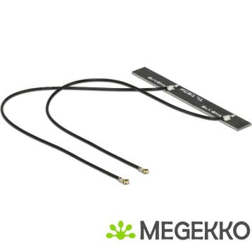 DeLOCK 89454 WLAN Twin antenne 2xMHF IV 802.11 ac/a/h/b/g/n, Verzenden, Nieuw, DeLock