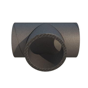 Ubbink Aerfoam geïsoleerd leidingsysteem T-stuk 90° EPE 125, Ophalen of Verzenden, Nieuw