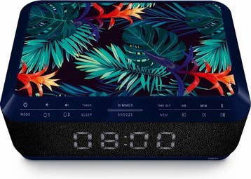 Bigben Wekkerradio - Draadloze Telefoon Oplader - Jungle, Witgoed en Apparatuur, Wekkers, Verzenden, Nieuw