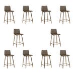 Set van 10 Leren barkrukken Catch laag - Granada Ash, Ophalen of Verzenden, Nieuw, Leer