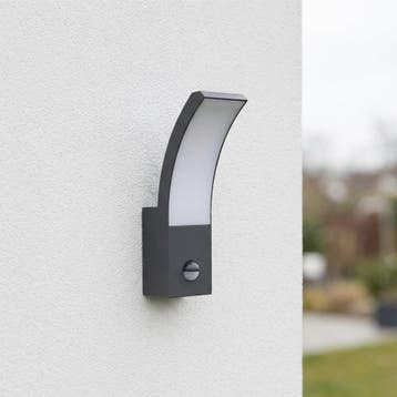 LED Wandlamp met sensor | 9W | Curve | IP54, Ophalen of Verzenden, Nieuw