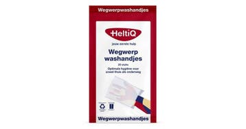 HeltiQ wegwerpwashandjes - Disposable washandje - 20 stuks, Diversen, Braces, Verzenden, Nieuw