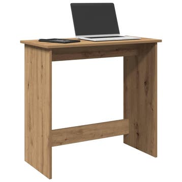 vidaXL Bureau 80x40x75 cm bewerkt hout artisanaal, Verzenden, Nieuw