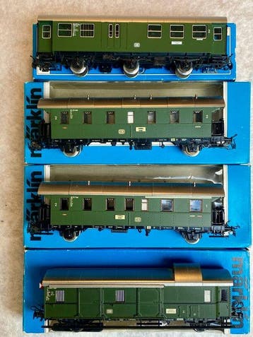 Märklin H0 - 4100.2, 4101.2, 4103.2, 4080 - Modeltrein, Nieuw
