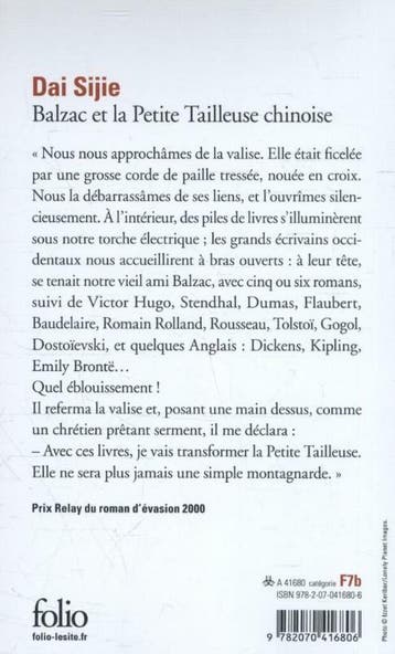 Balzac et la petite tailleuse chinoise / Collection folio /, Boeken, Verzenden, Gelezen, Sijie Dai
