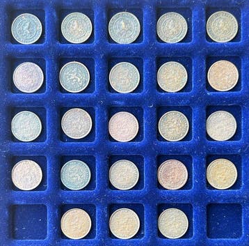 Nederland. Nederland. Wilhelmina. 1/2 Cent Complete serie