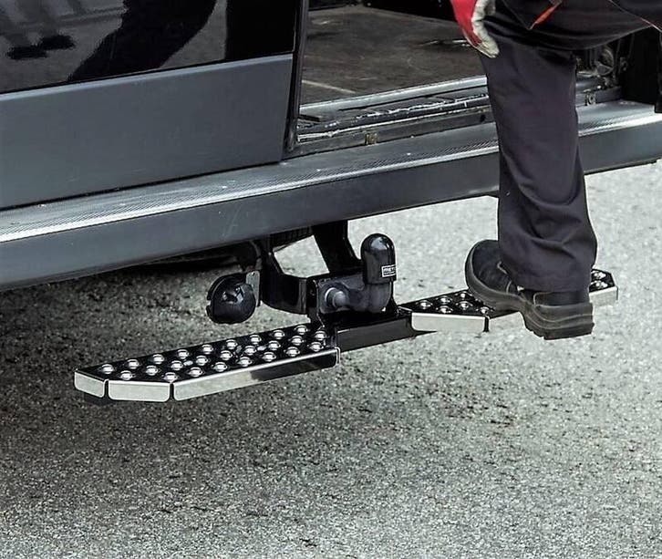 Achteropstap Ford Transit RVS, Auto diversen, Auto-accessoires, Ophalen of Verzenden