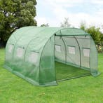 [en.casa] Tuinkas Dornbirn 300x300x200 cm groen, Tuin en Terras, Tuinhuizen, Verzenden, Nieuw