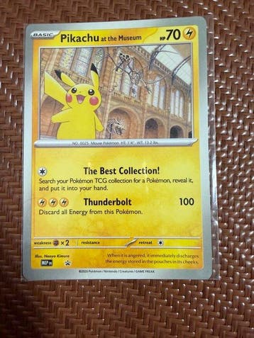 1 Card - Pikachu Full art, Nieuw