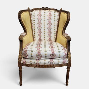 Fauteuil - Hout - Corbeille-stoel