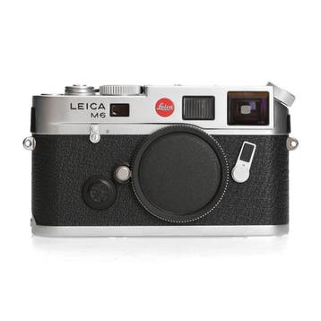 Leica M6 TTL .58mm Chrome (10474) - 1 jaar garantie, Ophalen of Verzenden, Zo goed als nieuw