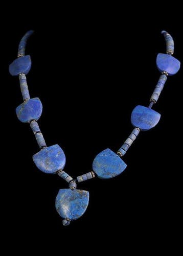West-Aziatisch lapis lazuli Kralenketting (Zonder