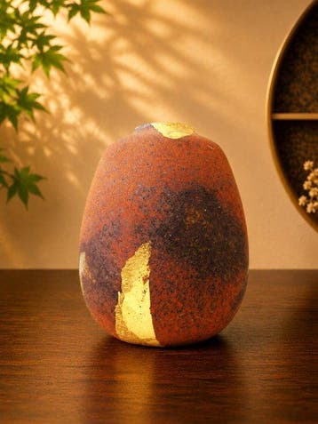Vaas - Keramiek, Goud - Japan - Kutani-porselein vaas met, Antiek en Kunst