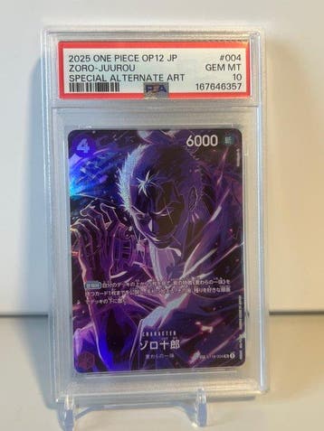 One Piece - 1 Graded card - Roronoa Zoro - PSA 10, Nieuw