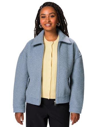 HEMA Damesjas Jazzy bomber middenblauw, Verzenden, Nieuw