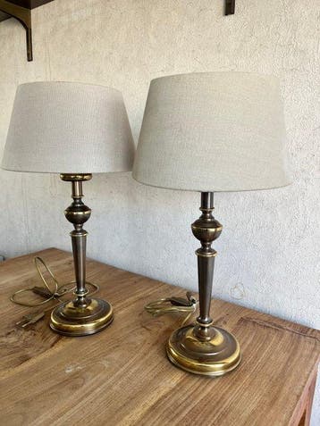 Herda - herda - Staande lamp (2) - Messing - Vintage Herda, Antiek en Kunst