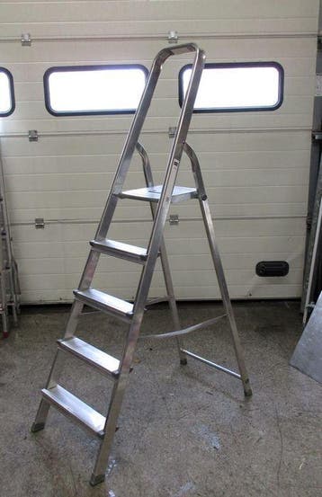 Huishoudtrap Excelsior met 5 treden, Ladders, Trap