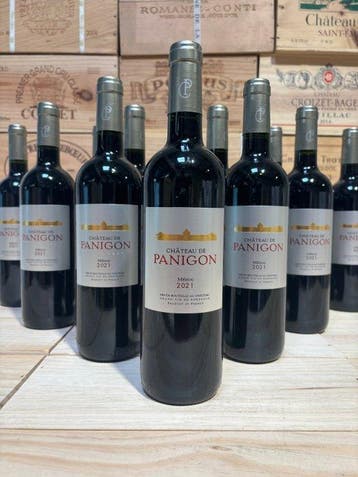 2021 Château Panigon - Médoc Cru Bourgeois - 12 Flessen, Verzamelen, Wijnen, Nieuw
