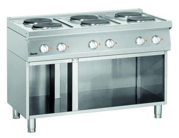 Fornuis | Elektrisch | 6 Kookplaten | 6x 2.6kW |, Verzenden, Nieuw in verpakking