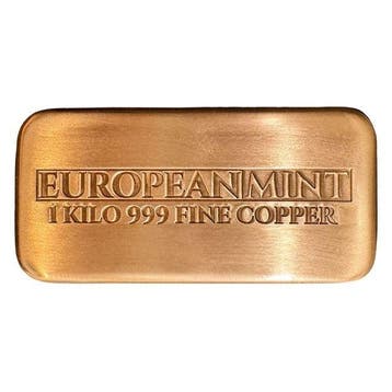 1 kilogram - Koper .999 - 1 Kilo 999 Fine Copper European