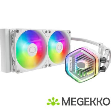 Cooler Master MasterLiquid 240 Atmos ARGB White, Verzenden, Nieuw