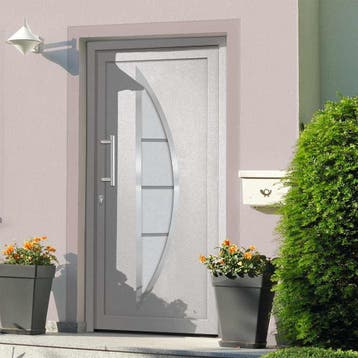vidaXL Voordeur 98x208 cm wit, Verzenden, Nieuw