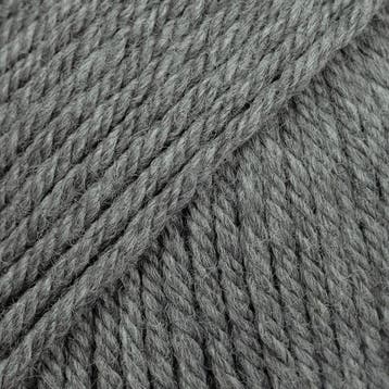 DROPS Daisy Mix - 05 medium grijs - Merinowol Garen, Ophalen of Verzenden, Nieuw