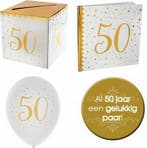 12-delige set voor een 50 jarig jubileum, Hobby en Vrije tijd, Verzenden, Nieuw, Versiering, Geboorte of Huwelijk