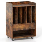 LIVSK Platenspelerstandaard - Vijf Vakken - Lade en Open Pla, Verzenden, Nieuw