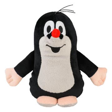 Warmies mol knuffel - zwart/wit - 19 cm - warmteknuffel, Verzenden, Nieuw
