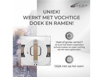 Zoef Robot Bobbie 4.0 - robot raamwasser - waterspray -, Verzenden, Zo goed als nieuw